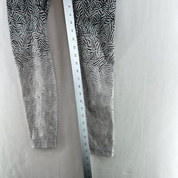 Lululemon Wunder Under Leggings Womens 8 Hi-Rise Nulux Alpine Dazzle Black White - Picture 10 of 11